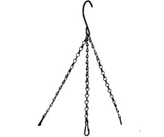 Meuwissen Agro Reserve ketting - Hanging baskets - Metaal - Zwart