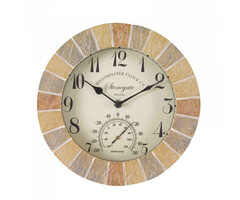 Smart Garden Products Stonegate Crème Wandklok - 2 in 1 - 25 cm