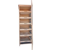 De Wiltfang Proviandkast hoog - 150 cm - Inclusief 6 lades