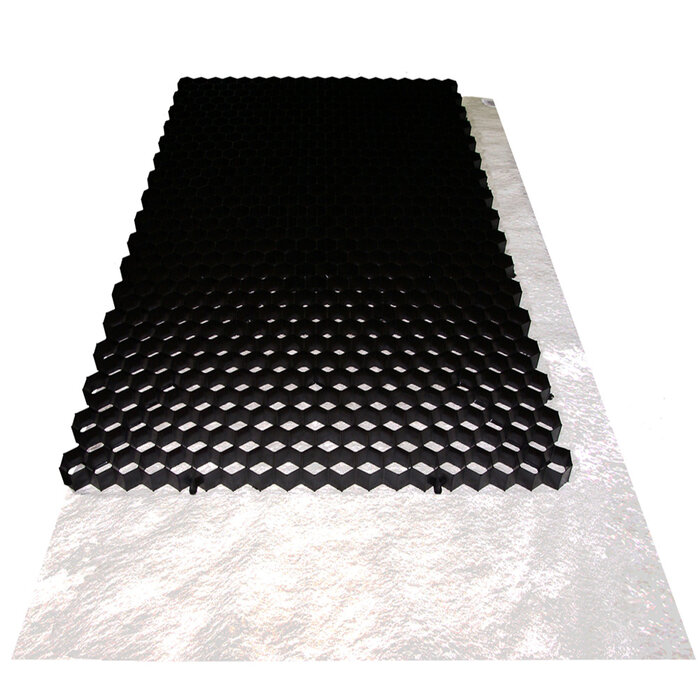 Trudiplas Grindplaat 120 x 80 x 3 cm - Met doek - Zwart of wit