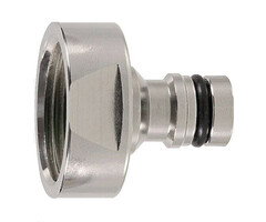 Geka Kraanaansluiting - Vernikkeld messing - 3/4" kraan