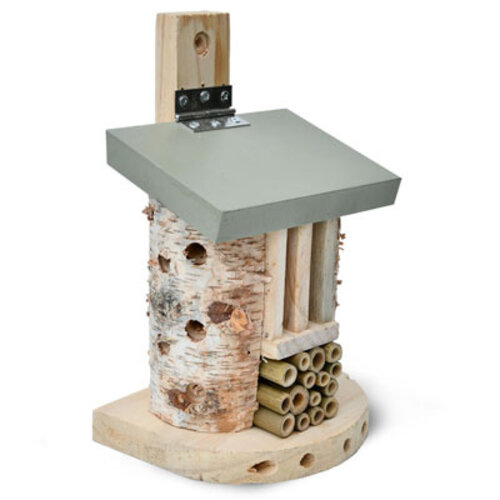 Wildlife World Insectenhuis - FSC-hout - 23,8 cm - Voor solitaire bijen