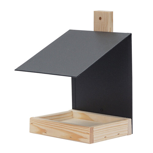 Patkar Milaan vogelvoederhuisje muur - 2 kleuren - Stalen dak