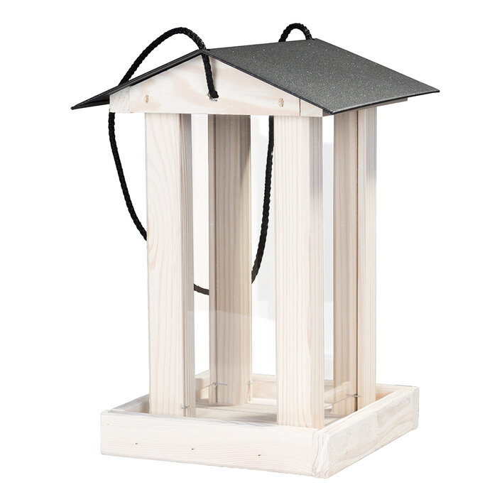 Patkar Dieppe vogelvoederhuisje - Plexiglas, hout en staal - Hangend
