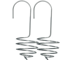 Bellissa Vetbolhouder - Gegalvaniseerd staal - Set van 2