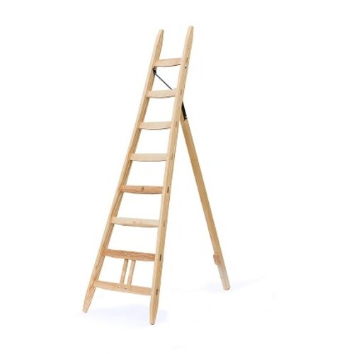 Van Eldik ladders Houten plukladders - 2 tot 4,25 m - 7 tot 16 sporten