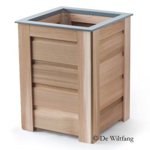 De Wiltfang Plantenbak cederhout - 45 x 45 cm