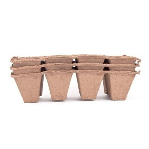 HGA Woodee Biologisch afbreekbare potjes - 100% houtvezels - 60 stuks