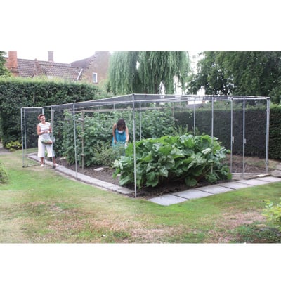 Harrod Fruitkooi Aluminium - 2 meter hoog - Inclusief netten - incl. deur