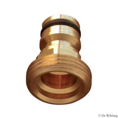 Silverline Koppelstuk - Buitendraad 3/4" - Messing