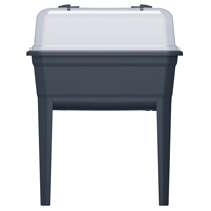 Prosperplast Kweektafel voor kruiden en groenten - 60 x 75 cm - Antraciet