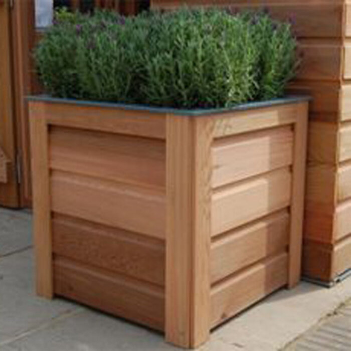 De Wiltfang Plantenbak cederhout - 45 x 45 cm