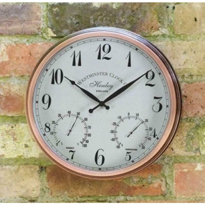 Smart Garden Products Henley Tuinklok 3 in 1 - Koper-effect - 30 cm