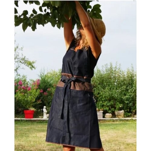 Rostaing Tuinschort denim