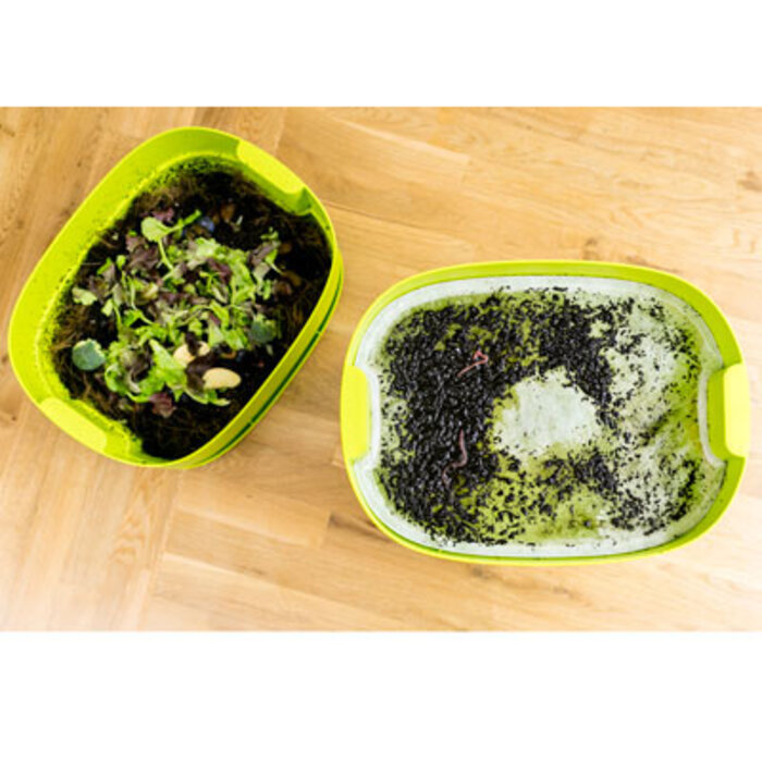 Plastia Uitbreidingsbak worm composter - Lime