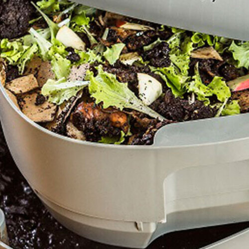 Plastia Uitbreidingsbak worm composter - Antraciet