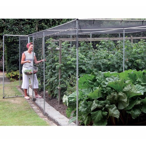 Harrod Fruitkooi Aluminium - 2 meter hoog - Inclusief netten - incl. deur