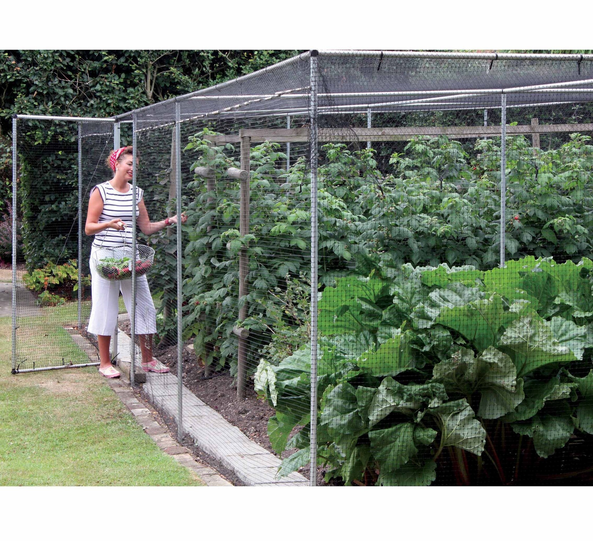 Harrod Fruitkooi Aluminium - 2 meter hoog - Inclusief netten - incl. deur