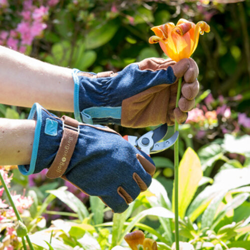 Burgon & Ball Tuinhandschoenen - Denim - Small en Medium