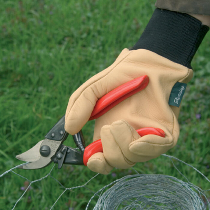 Rostaing Gevoerde leren handschoenen - Maat 7 t/m 10