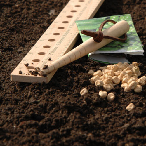 Burgon & Ball Pootstokje hout - 8 gemarkeerde dieptes