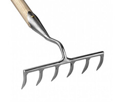 Sneeboer Tuinhark met 6 tanden - 167 cm