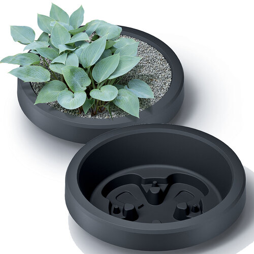 Prosperplast Tube Regenton - 230 liter - UV-bestendig kunststof - Antraciet