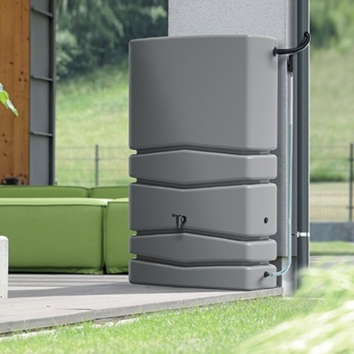 Prosperplast Aqua Tower Regenton - 350 Liter - Grijs