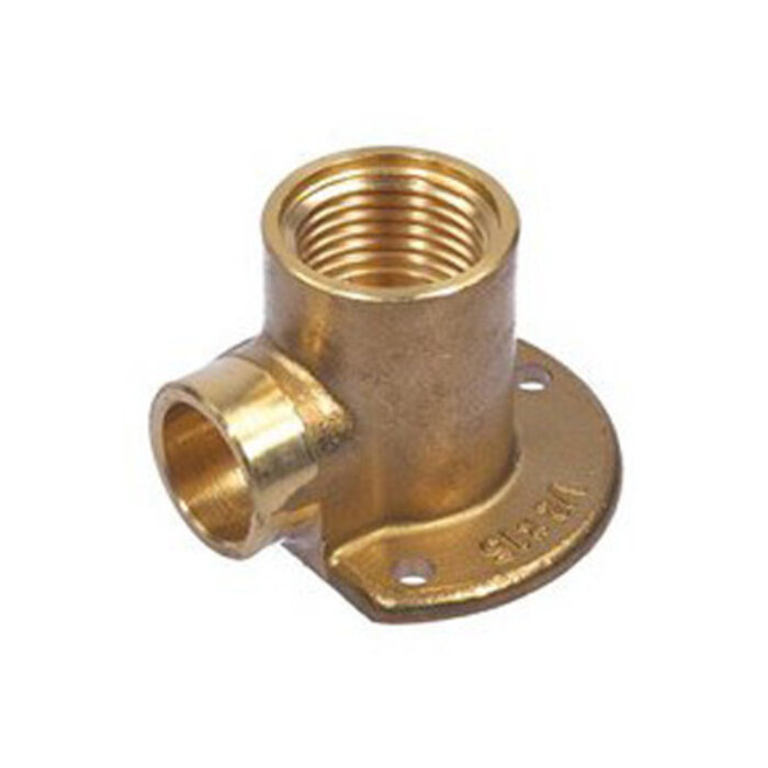 Bonfix Messing muurplaat - 1/2 duims kraan - 15 mm