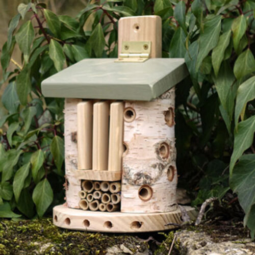 Wildlife World Insectenhuis - FSC-hout - 23,8 cm - Voor solitaire bijen