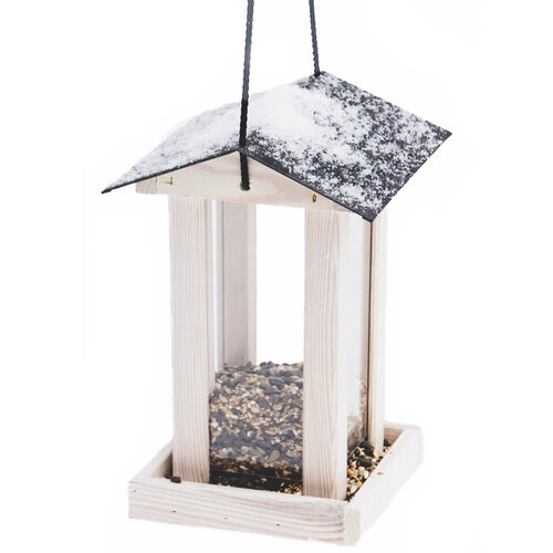 Patkar Dieppe vogelvoederhuisje - Plexiglas, hout en staal - Hangend
