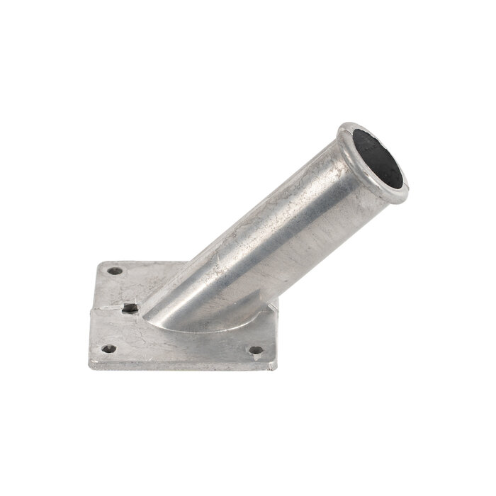 De Wiltfang Vlaggenstokhouder 32 mm - Aluminium - 8,5 x 8,5 cm