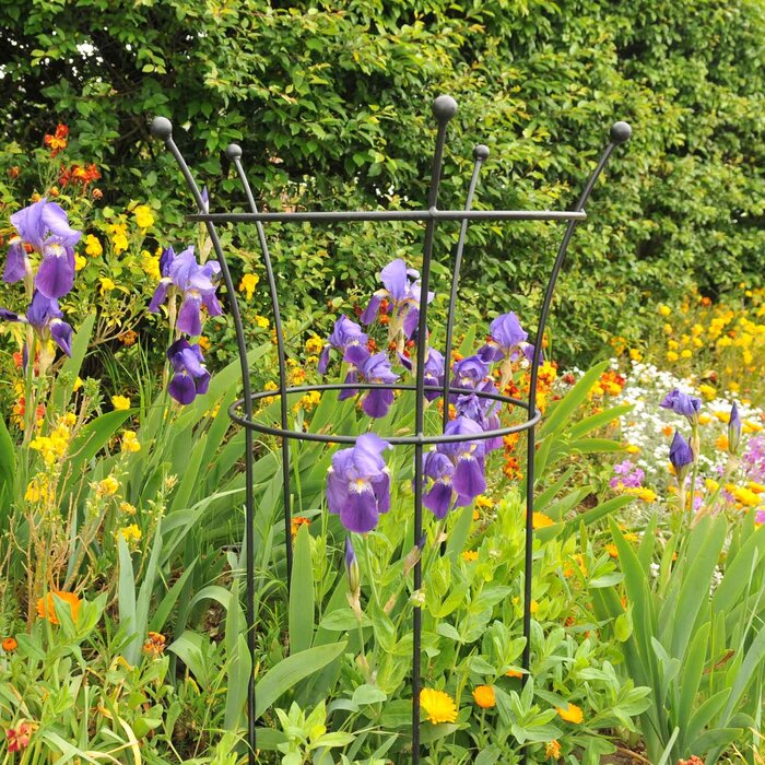 Harrod Plantensteun rond - Zwart - Diverse maten - 8 mm staal