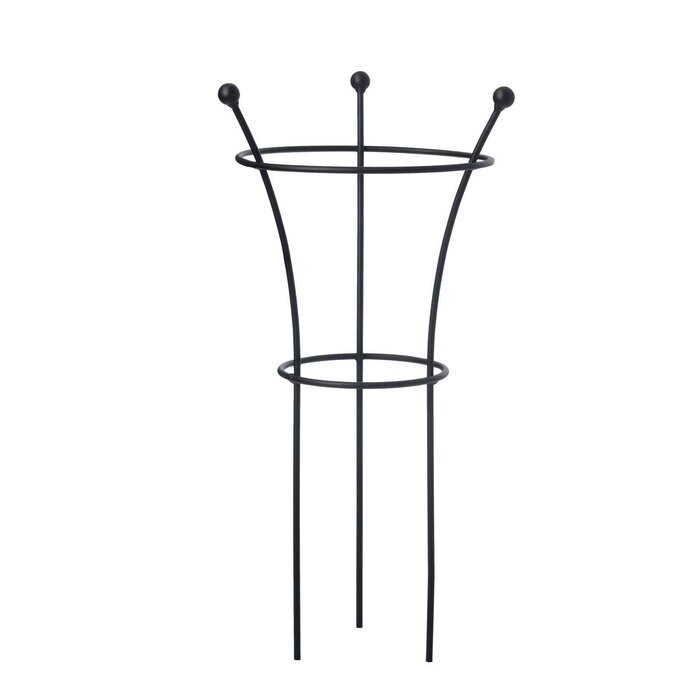 Harrod Plantensteun rond - Zwart - Diverse maten - 8 mm staal
