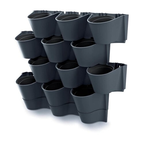 Prosperplast Verticale Plantenbak - 12 planten - Kunststof - Wall