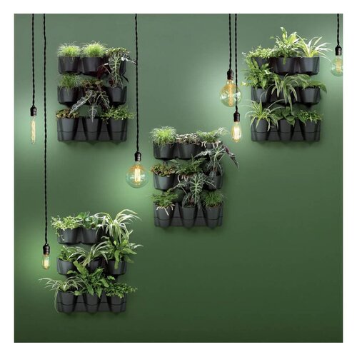 Prosperplast Verticale Plantenbak - 12 planten - Kunststof - Wall