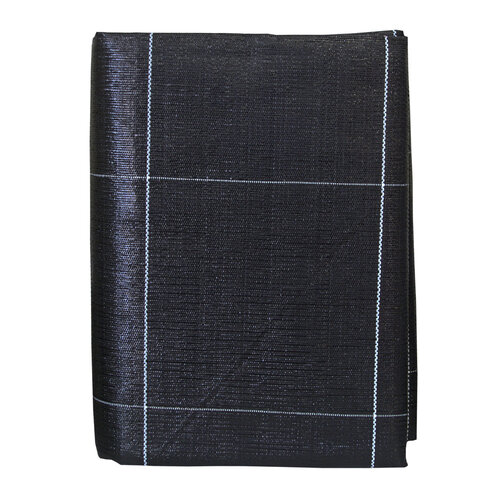 Meuwissen Agro Anti-worteldoek - 5 meter lengte - Zwart 100 grams - 25 x 25 mm vakverdeling