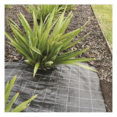 Meuwissen Agro Anti-worteldoek - 5 meter lengte - Zwart 100 grams - 25 x 25 mm vakverdeling