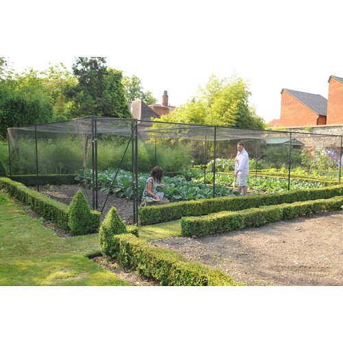 Harrod Fruitkooi - Zwart staal - Inclusief net - Diverse maten - 10 jaar garantie