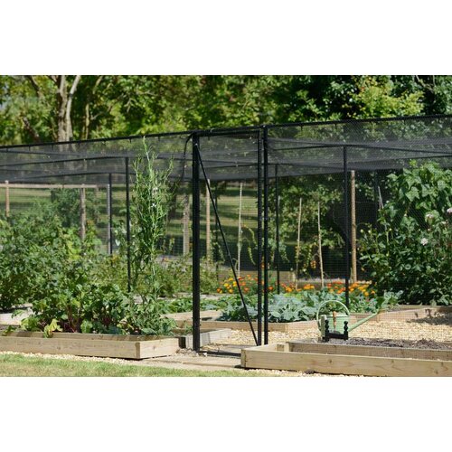 Harrod Fruitkooi - Zwart staal - Inclusief net - Diverse maten - 10 jaar garantie