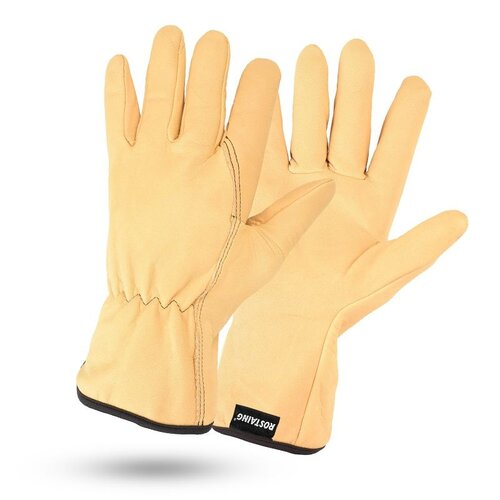 Rostaing Tuinhandschoenen - Getaand leer - Maat 6 t/m 11