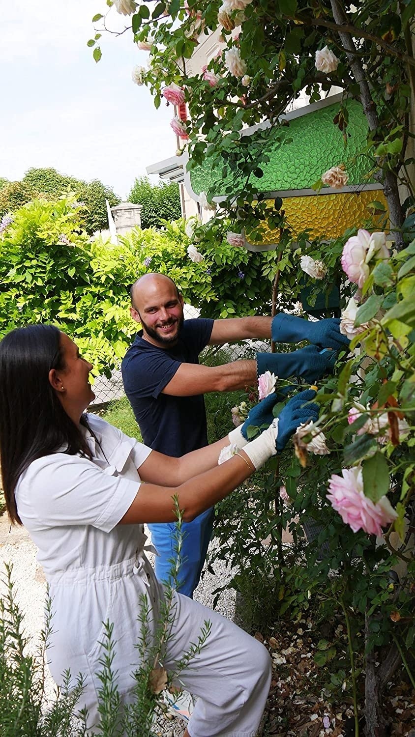 Rostaing Latex rozenhandschoen - Blauw - Maat 6 t/m 10 - Waterdicht