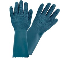 Rostaing Rozenhandschoen blauw - Lang manchet - Extra bescherming - Latex