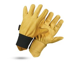 Rostaing Gevoerde leren handschoenen - Maat 7 t/m 10