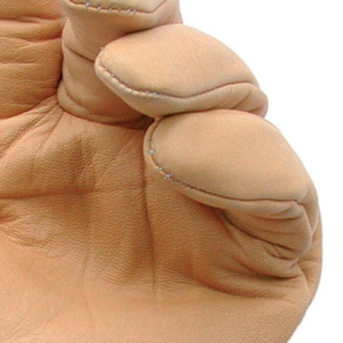 Rostaing Gevoerde leren handschoenen - Maat 7 t/m 10