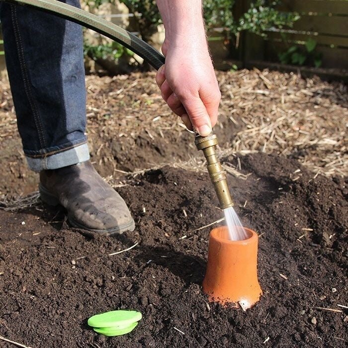 Biogreen Plantendruppelaar terracotta - Ronde Olla Pot - Druppelaars voor planten