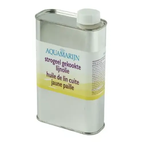 Aquamarijn Lijnolie voor hout - Gekookt - 0,5 liter
