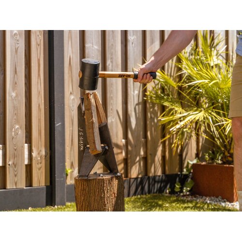 No-Axe Houtklover - Blank staal - Gemaakt in Nederland