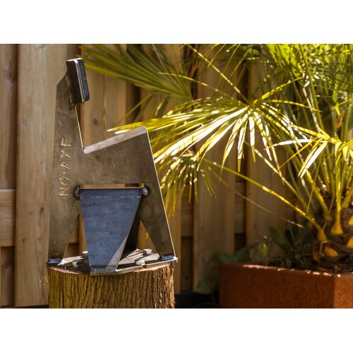 No-Axe Houtklover - Blank staal - Gemaakt in Nederland