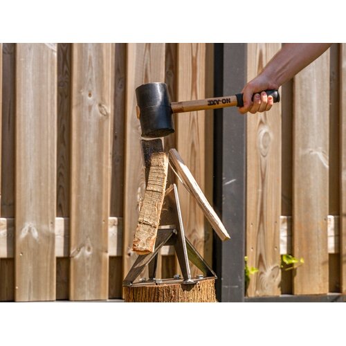 No-Axe Houtklover - Blank staal - Gemaakt in Nederland